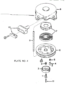 Rewind Starter No. 590420 parts for Lauson Lawn & Garden Engine H25-25133F from AppliancePartsPros.com