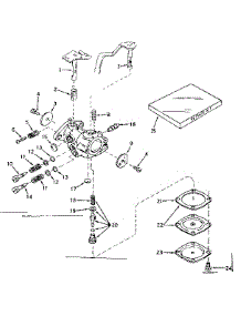 Carburetor 630982 parts for Tecumseh Lawn & Garden Engine H25-25199H from AppliancePartsPros.com