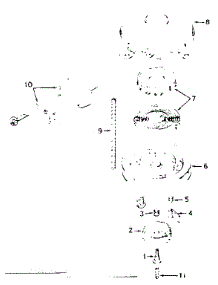 Rewind Starter No. 590420 parts for Tecumseh Lawn & Garden Engine H25-25199H from AppliancePartsPros.com