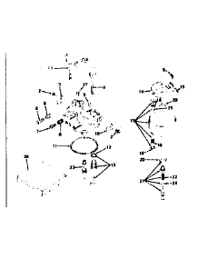 Carburetor parts for Tecumseh Lawn & Garden Engine H30-351765 from AppliancePartsPros.com
