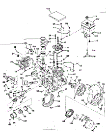 Main Frame parts for Tecumseh Lawn & Garden Engine H30-35258H from AppliancePartsPros.com