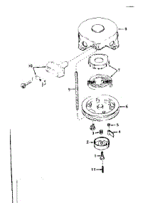 Rewind Starter No. 590420 parts for Tecumseh Lawn & Garden Engine H30-35260H from AppliancePartsPros.com