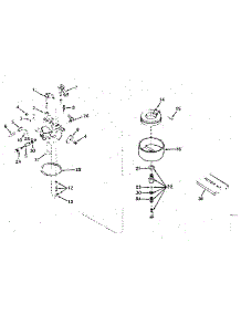 Carburetor No. 631070A parts for Tecumseh Lawn & Garden Engine H30-35297J from AppliancePartsPros.com