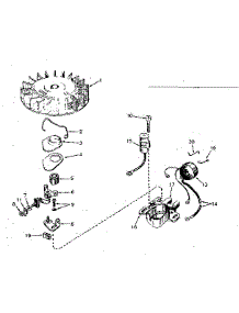 Magneto No. 610690A parts for Tecumseh Lawn & Garden Engine H30-35306J from AppliancePartsPros.com