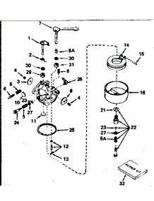Carburetor parts for Tecumseh Lawn & Garden Engine H30-35317N from AppliancePartsPros.com