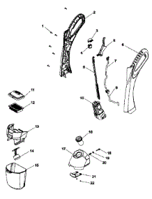 Handle Assy parts for Hoover Floor Scrubber Polisher H3060 from AppliancePartsPros.com