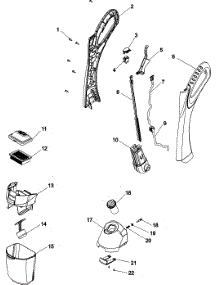 Handles And Tanks parts for Hoover Floor Scrubber Polisher H3060-020 from AppliancePartsPros.com