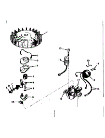 Magneto No. 610690A parts for Tecumseh Lawn & Garden Engine H35-45241G from AppliancePartsPros.com