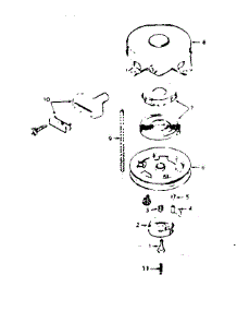Rewind Starter No. 590420 parts for Tecumseh Lawn & Garden Engine H35-45350J from AppliancePartsPros.com