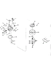 Carburetor No. 631070A parts for Tecumseh Lawn & Garden Engine H35-45352H from AppliancePartsPros.com