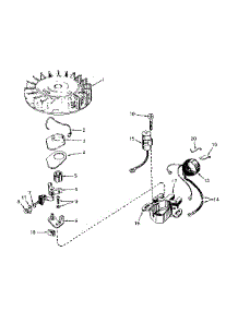 Magneto No. 610690A parts for Tecumseh Lawn & Garden Engine H35-45352J from AppliancePartsPros.com
