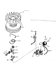 Magneto No. 610940 parts for Tecumseh Lawn & Garden Engine H35-45352M from AppliancePartsPros.com