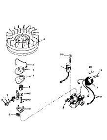 Magneto No. 610932 parts for Tecumseh Lawn & Garden Engine H35-45369K from AppliancePartsPros.com