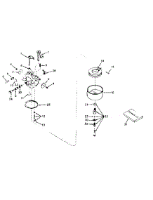 Carburetor No. 631070A parts for Tecumseh Lawn & Garden Engine H35-45369K from AppliancePartsPros.com
