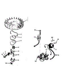 Magnetono. 610690A parts for Tecumseh Lawn & Garden Engine H35-45370H from AppliancePartsPros.com