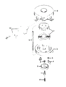 Rewind Starterno. 590420 parts for Tecumseh Lawn & Garden Engine H35-45370H from AppliancePartsPros.com