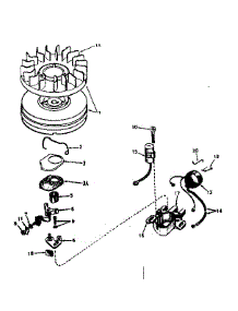 Magneto No. 610940A parts for Tecumseh Lawn & Garden Engine H35-45477M from AppliancePartsPros.com