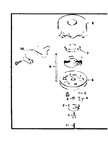 Rewind Starter 590420 parts for Tecumseh Lawn & Garden Engine H35-45509M from AppliancePartsPros.com