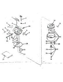 Carburetor No. 631017A parts for Lauson Lawn & Garden Engine H40-55086D from AppliancePartsPros.com