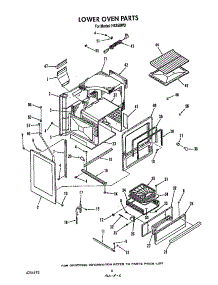 Lower Oven parts for Roper Gas Range H6358*0 from AppliancePartsPros.com