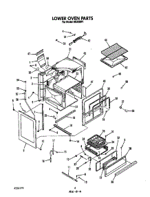 Lower Oven parts for Roper Gas Range H6358*1 from AppliancePartsPros.com
