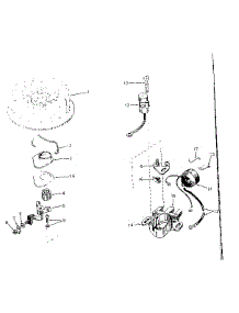 Magneto parts for Tecumseh Lawn & Garden Engine H70-130026 from AppliancePartsPros.com