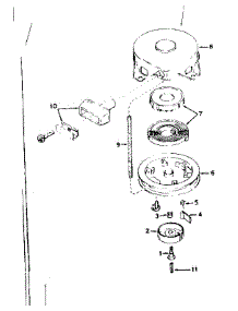 Rewind Starter parts for Tecumseh Lawn & Garden Engine H70-130026 from AppliancePartsPros.com