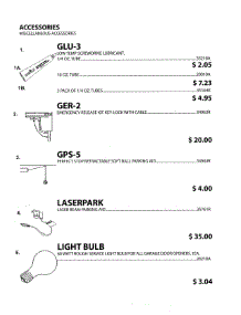 Miscellaneous Accessories parts for Genie Garage Door Opener H8000 from AppliancePartsPros.com