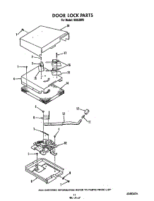 Door Lock parts for Roper Gas Range H8858*0 from AppliancePartsPros.com