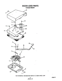 Door Lock parts for Roper Gas Range H8858*1 from AppliancePartsPros.com
