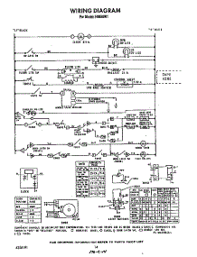 Wiring Diagram parts for Roper Gas Range H8858*1 from AppliancePartsPros.com