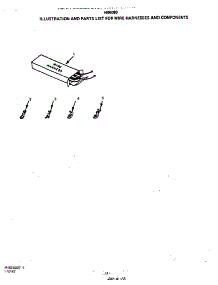 Wire Harness parts for Roper Electric Range H9608*0 from AppliancePartsPros.com