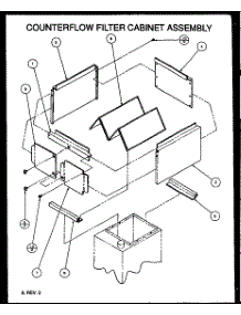 Counterflow Filter Cabinet Assembly (Cfc16 / P9926101f) (Cfc20 / P9926102f) (Cfc24 / P9926103f) (Cfc20d / P9926104f) parts for Amana Furnace HALP03/P1129103F from AppliancePartsPros.com