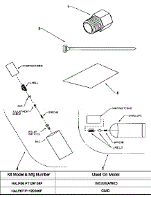 (Halp06 / P1129108f) (Halp07 / P1129109f) (Halp08 / P1210401f) (Halp08 / P1210402f) parts for Amana Heating Cooling Combined Unit HAPS17/P1210504F from AppliancePartsPros.com