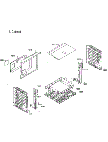 Frame parts for Bosch Electric Wall Oven HBE5452UC/30 from AppliancePartsPros.com
