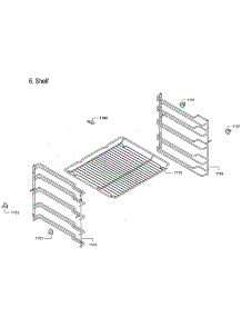 Rack parts for Bosch Electric Wall Oven HBE5452UC/35 from AppliancePartsPros.com
