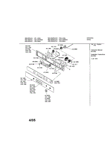 Fascia Panel parts for Bosch Electric Wall Oven HBL432AUC from AppliancePartsPros.com