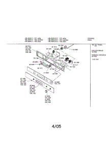 Fascia Panel parts for Bosch Electric Wall Oven HBL435AUC from AppliancePartsPros.com