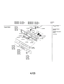 Fascia Panel parts for Bosch Electric Wall Oven HBL436AUC from AppliancePartsPros.com