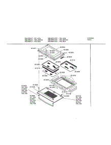 Door parts for Bosch Electric Wall Oven HBL436AUC from AppliancePartsPros.com