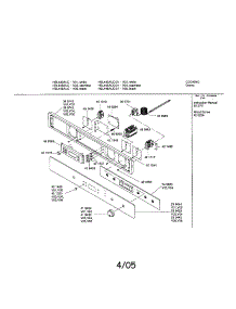 Fascia Panel parts for Bosch Electric Wall Oven HBL445AUC from AppliancePartsPros.com