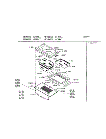 Lower Door parts for Bosch Electric Wall Oven HBL456AUC from AppliancePartsPros.com