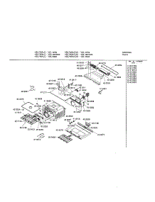 Cavity parts for Bosch Electric Wall Oven HBL742AUC from AppliancePartsPros.com