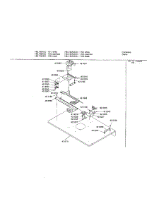 Internal Top Panel parts for Bosch Electric Wall Oven HBL745AUC from AppliancePartsPros.com