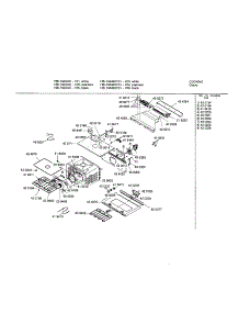 Cavity parts for Bosch Electric Wall Oven HBL745AUC from AppliancePartsPros.com