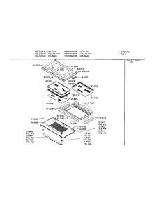 Door parts for Bosch Electric Wall Oven HBL745AUC from AppliancePartsPros.com