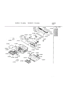Upper Cavity parts for Bosch Electric Wall Oven HBL765AUC from AppliancePartsPros.com