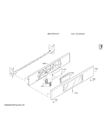 Display Board / Facia Panel parts for Bosch Electric Wall Oven HBL87M53UC/01 from AppliancePartsPros.com