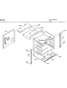 Mntg Parts parts for Bosch Electric Wall Oven HBLP451LUC/02 from AppliancePartsPros.com