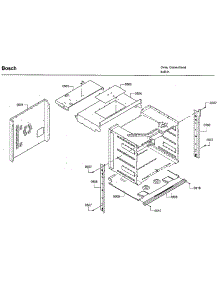 Mntg Parts parts for Bosch Electric Wall Oven HBLP451RUC/02 from AppliancePartsPros.com